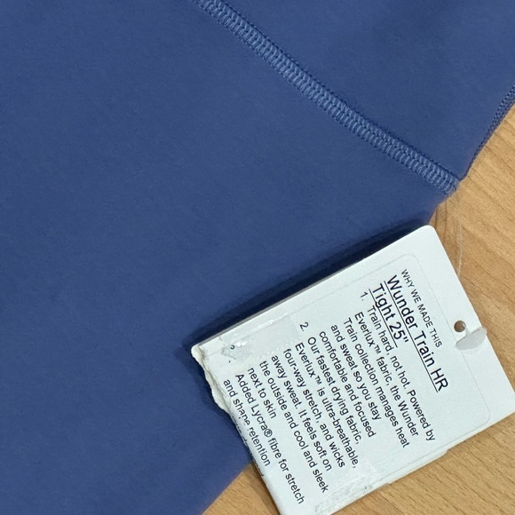 New Lululemon Wunder Train HR Tight 25” - Picture 3 of 10